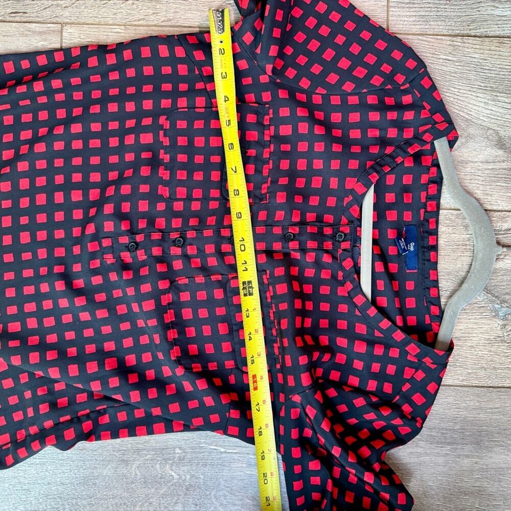 GAP Red and Black Patterned Dress - Picture 8 of 9